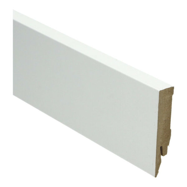 Rechte folieplint 70x14mm - WIT