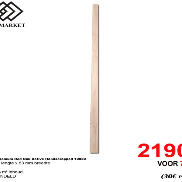 Parket 19mm Millenium Red Oak Active Handscrapped 19039 no 35 Palletvoordeel 73m²